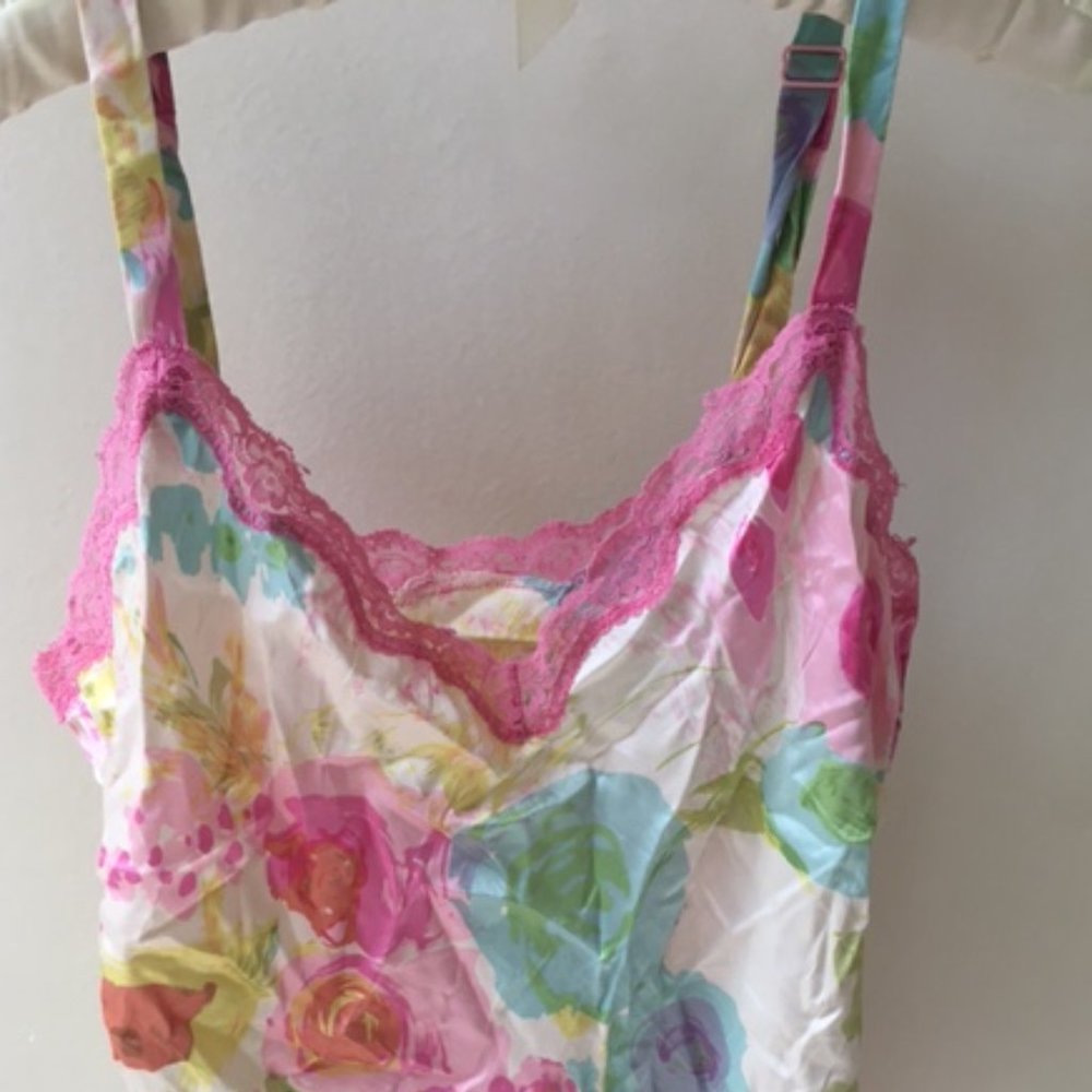Pretty Floral Negligee Top or Cami under Blazer